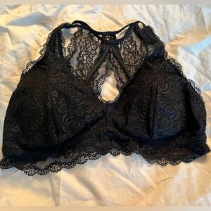 NWT Black & White Maurices Bralette - XL
